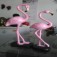 İkili Flamingo Heykeli
