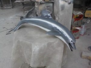 Dolphin Fish Sculptures